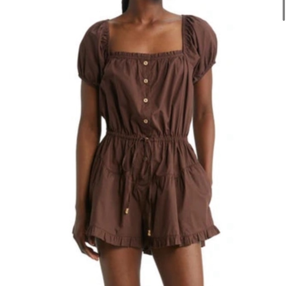 Free people romper size medium! New with tags!!🤎🤎